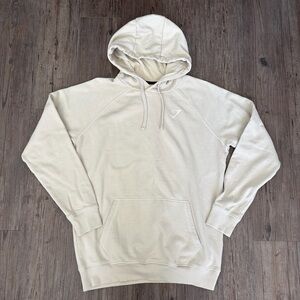 GYMSHARK CREAM CREST HOODIE MENS MEDIUM